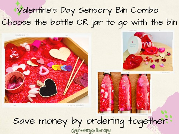 Valentine's Day Sensory Kit, Valentine Gift for Kids, Valentines Gift for  Toddlers, Sensory Gifts for Kids, Kids Gift, Toddler Gift 