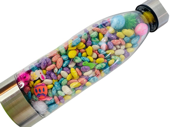 Easter Sensory Bottle, Seek & Find Bottle, Calm Down Bottle, Fidget Toy, Autism Sensory Bottle, Sensory Toy, Baby Sensory-Made by...