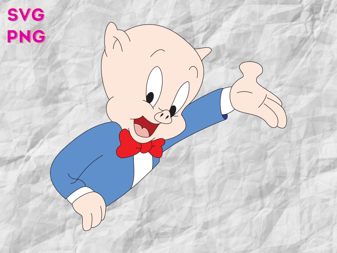 Porky Pig Looney Tunes SVG Digital Download SVG PNG Cricut Etsy Porky Pig Looney Tunes SVG Digital Download SVG PNG Cricut Etsy