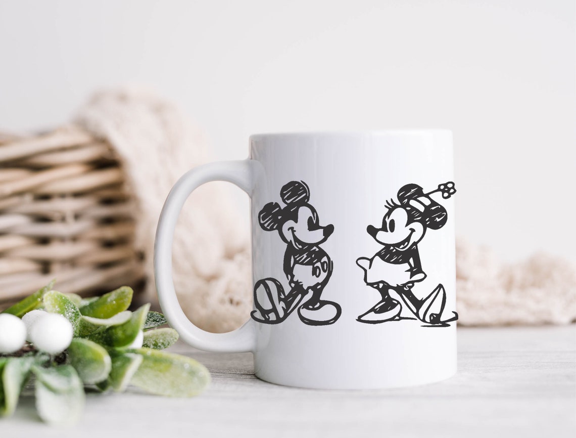 Download Disney SVG Vintage Mickey and Minnie Mouse Digital File ...