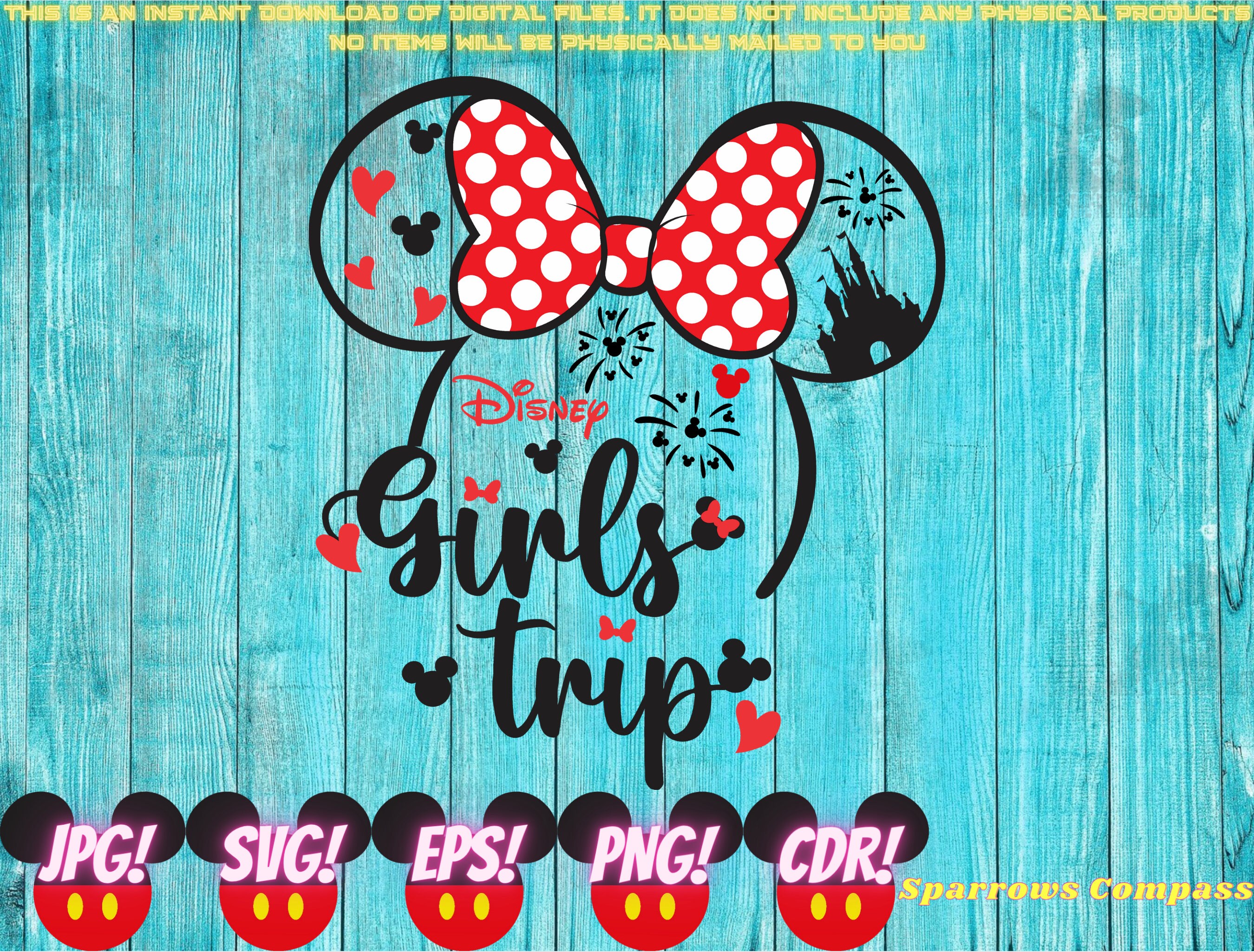Disney Girls Trip SVG Digital File Only SVG png cdr eps jpg  Etsy