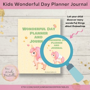 Kids Journal, Afdrukbaar, Dagboek voor kinderen, Kids Planner, Kids Dankbaarheid Journal, Childrens Journal, Kids Keepsake Journal, Kids Diary, Voor kinderen