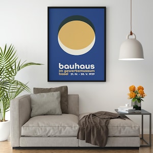 Poster Vintage Bauhaus 1929 Riproduzione Giclee Stampa Artistica Fine Art su Carta Fotografica Satinata 240 gr ideale per Decorazione Casa