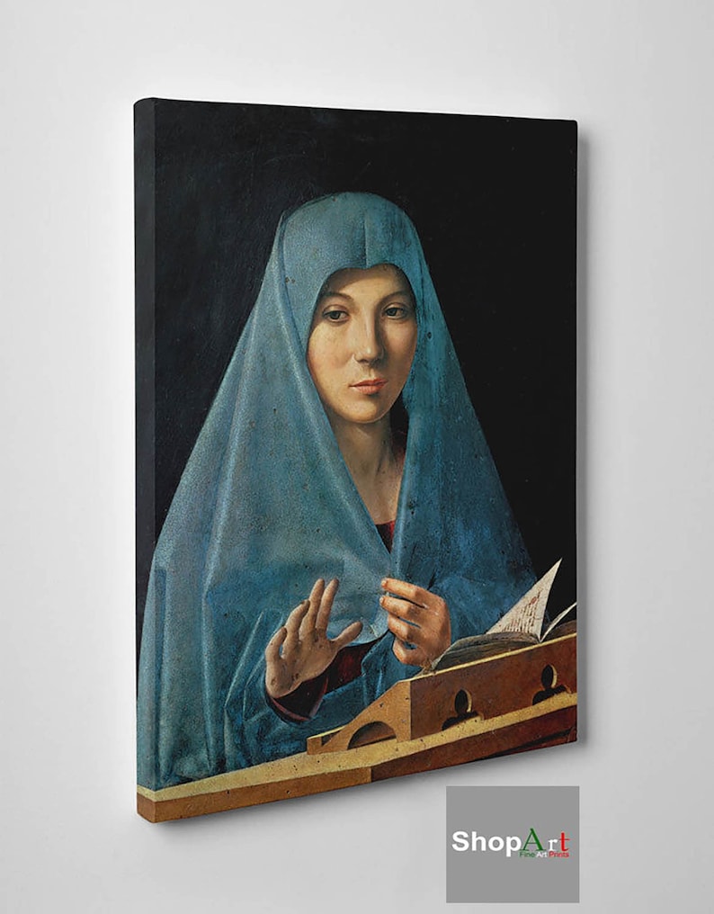 Antonello da Messina, Annunciata di Palermo, Quadro Stampa Giclée su