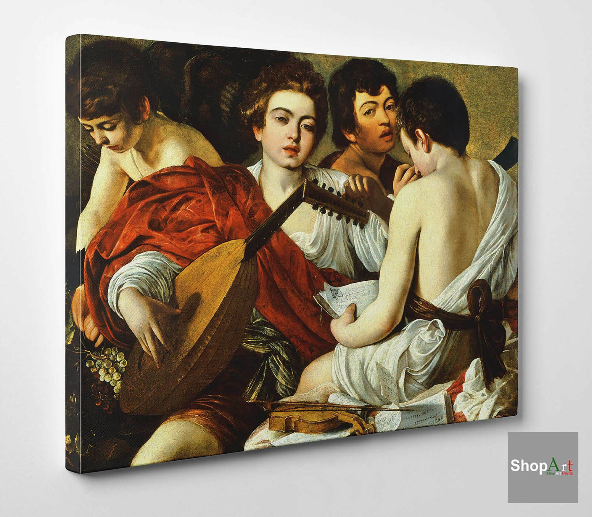 Quadro Caravaggio The Musicians Concerto Stampa Giclée su | Etsy