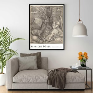 Poster Albrecht Dürer Melencolia I Riproduzione Giclee Stampa Artistica Fine Art Moderno ideale per Decorazione Casa
