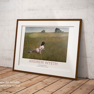 Art Poster Andrew Wyeth Il Mondo di Cristina Riproduzione Artistica di Pregio Giclee Stampa Fine Art ideale per Decorazione Casa