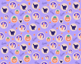 Halloween Sugar Cookie Seamless Digital File