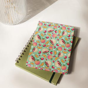 Strawberry Peach Hardcover journal matte