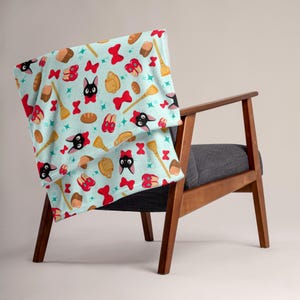 Jiji & Bows Throw Blanket