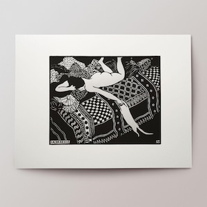 Senfärdighet - Felix Vallotton - Serigrafi - Handgjort tryck - Handtryckt bild - Screentryck - Konst