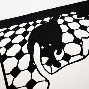 Zwei Katzen - Felix Vallotton - Siebdruck - Handgemachter Druck - Bild - Druck - Siebdruck - Kunst Bild 6