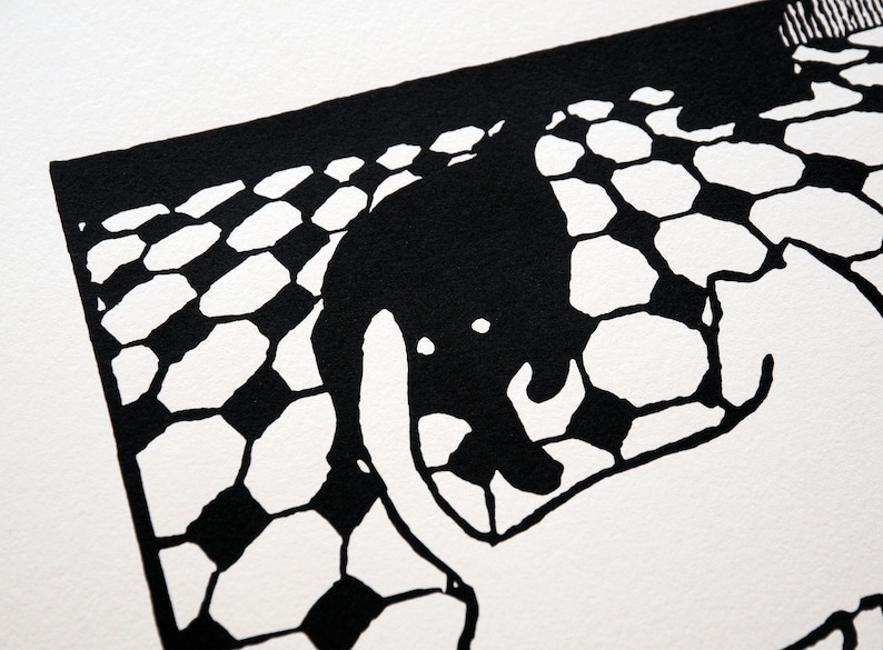 Zwei Katzen - Felix Vallotton - Siebdruck - Handgemachter Druck - Bild - Druck - Siebdruck - Kunst Bild 6