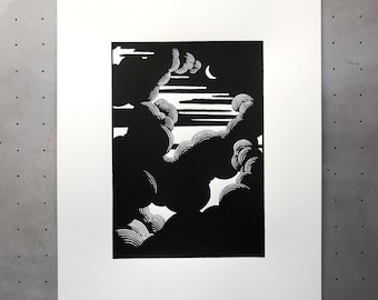 Clouds - Felix Vallotton - Silkscreen - Handcrafted print - Image - Printing - Screenprint - Art