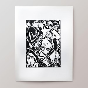 Begär - Frans Masereel - Serigrafi - Handgjort tryck - Bild - Tryck - Screentryck - Konst