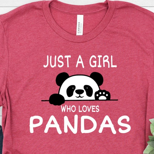 Just A Girl Who Loves Red Pandas Shirt Red Panda Shirt Red - Etsy