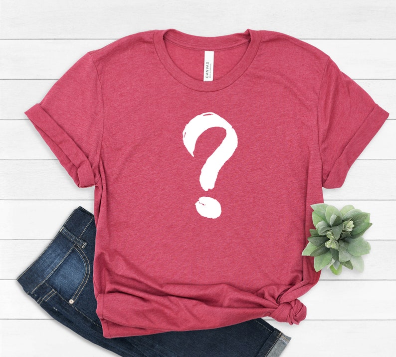 Question Mark Shirt, Question Shirt, Who Shirt, Unisex Who Shirt, New