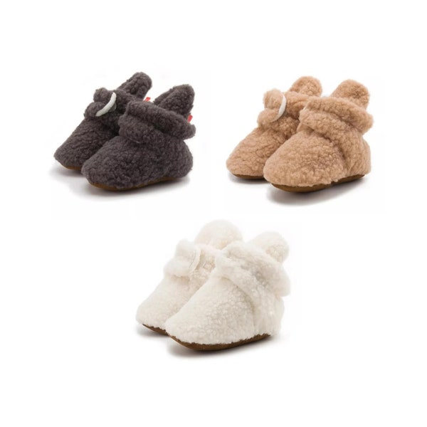 Fleece Baby Shoes Etsy