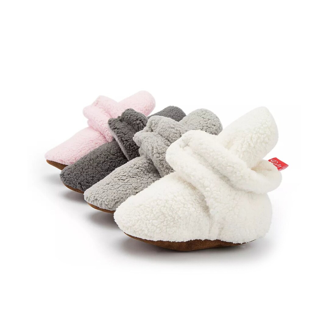 Winter Warm Fleece Baby Booties Indoor Soft Breathable Etsy