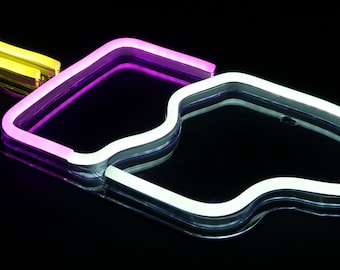 Large Ice Cream Neon Sign | Home Decor Wall Art | Teenager Light | Best Friend Birthday Gift for Her / Girl