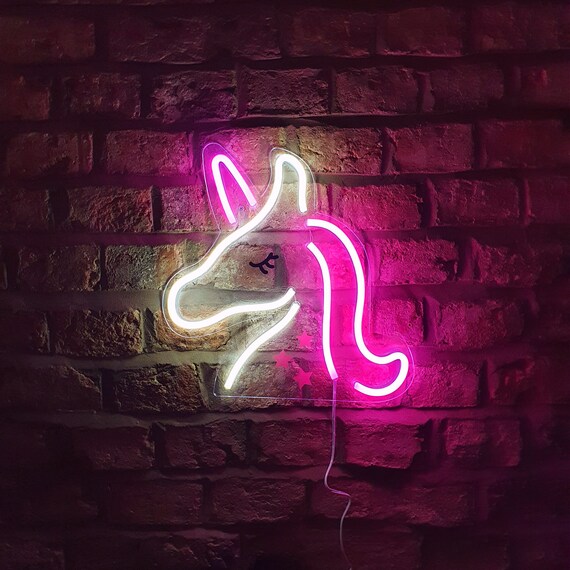 Neon cheap unicorn light