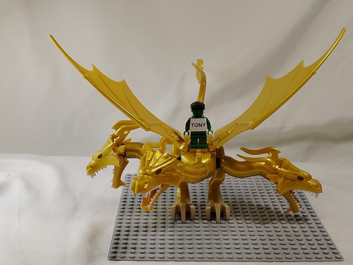 King Ghidorah Huge Custom Toy Figure Etsy