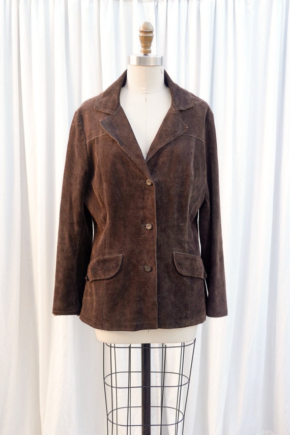 70s suede jacket - Gem