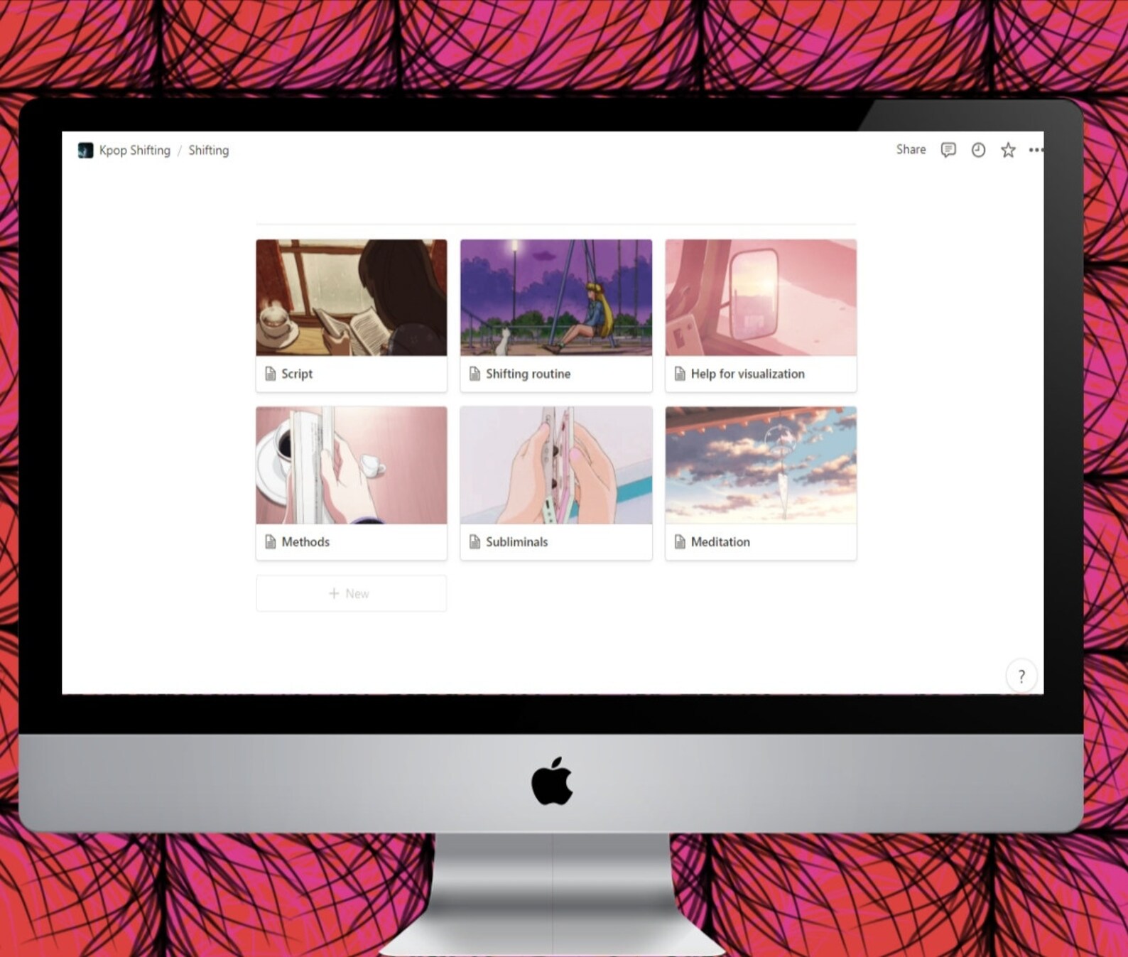 Kpop Shifting Notion Template Etsy