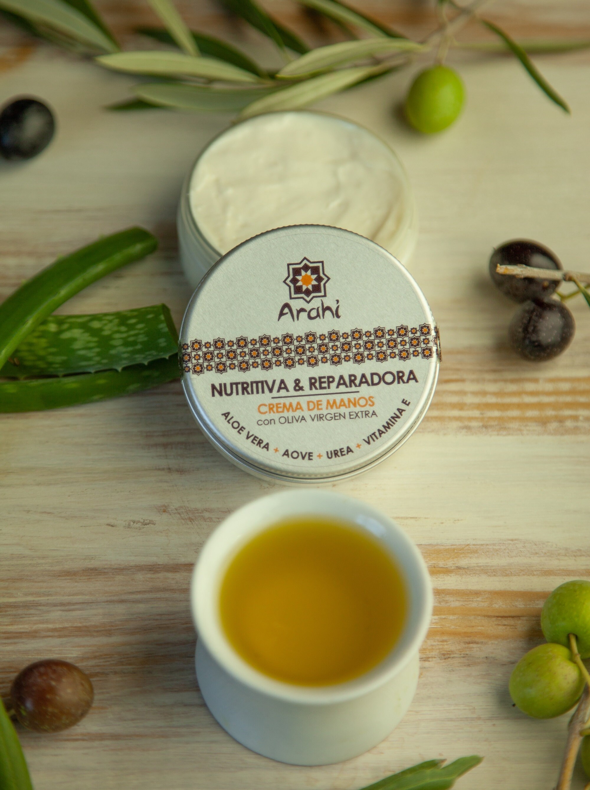 HAND CREAM olive oil and aloe vera Etsy