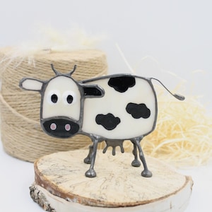 Cow Figurine, Moo Home Decor, Farmhouse Gift, Cottage ornament for country lover