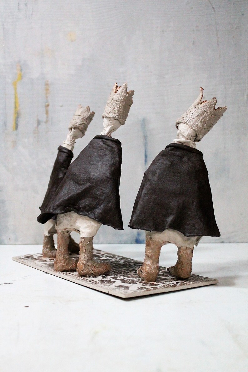 The Magi Sculpture, Three Kings Figurines, Three Wise Man Sculpture, Christmas Home Decor, 3