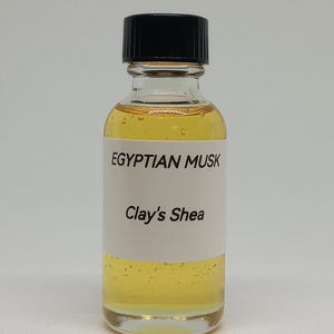 Egyptian Musk Gold Fragrance Body Oil Pure and Thick