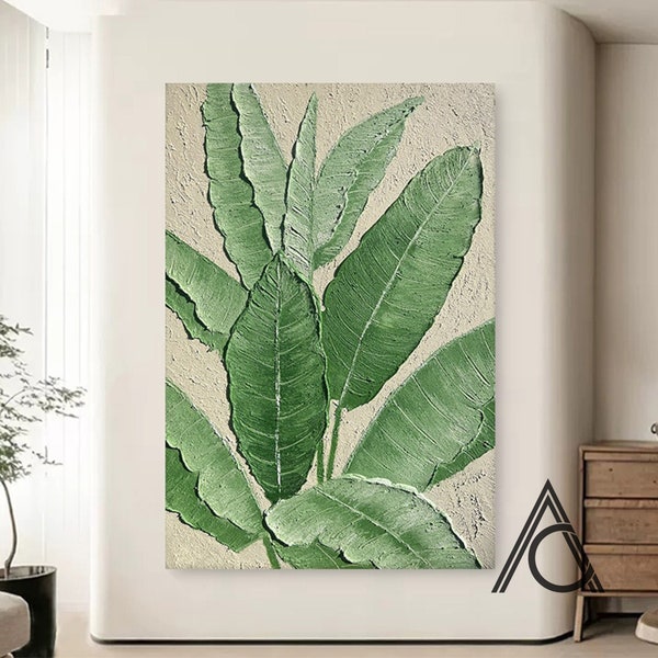 Leaf Painting - Etsy