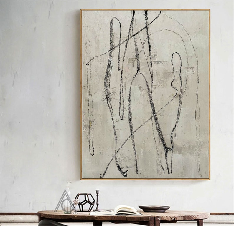 Extra Large Wall Art Black Black Wall Art Large Black and Etsy