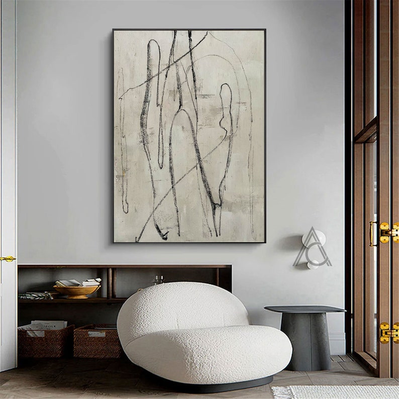 Extra Large Wall Art Black Black Wall Art Large Black and Etsy