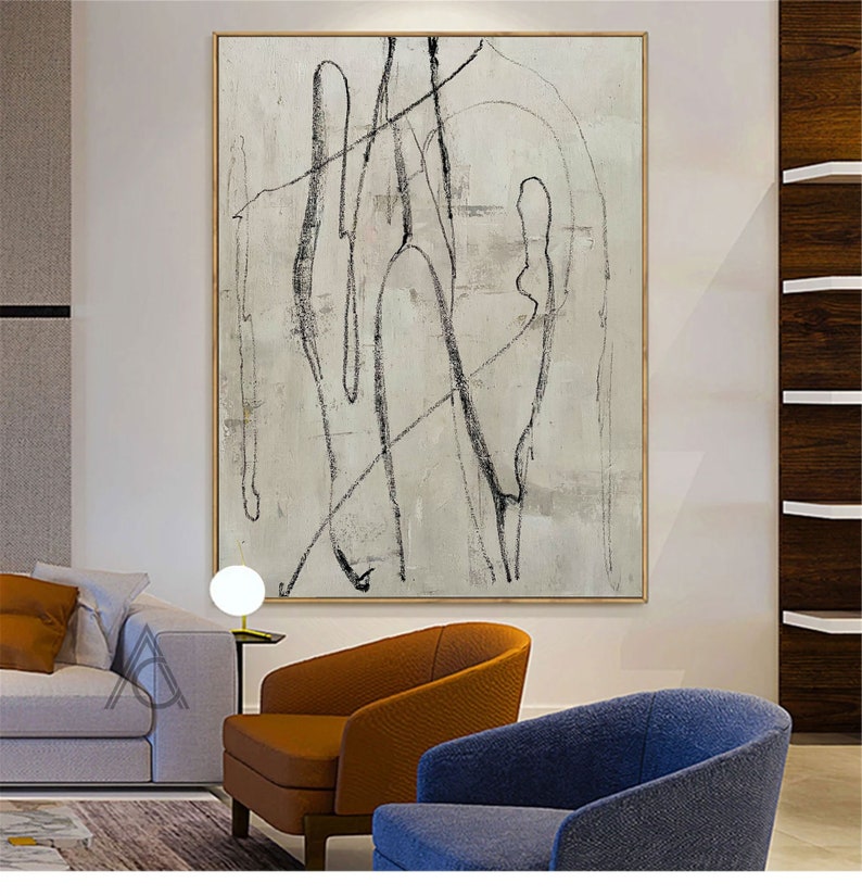 Extra Large Wall Art Black Black Wall Art Large Black and Etsy