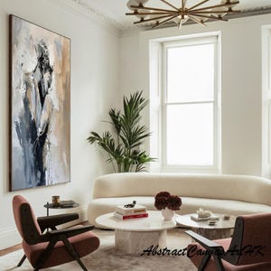 Original Abstract Woman Canvas Art, Framed Lovers Oil Painting - Etsy