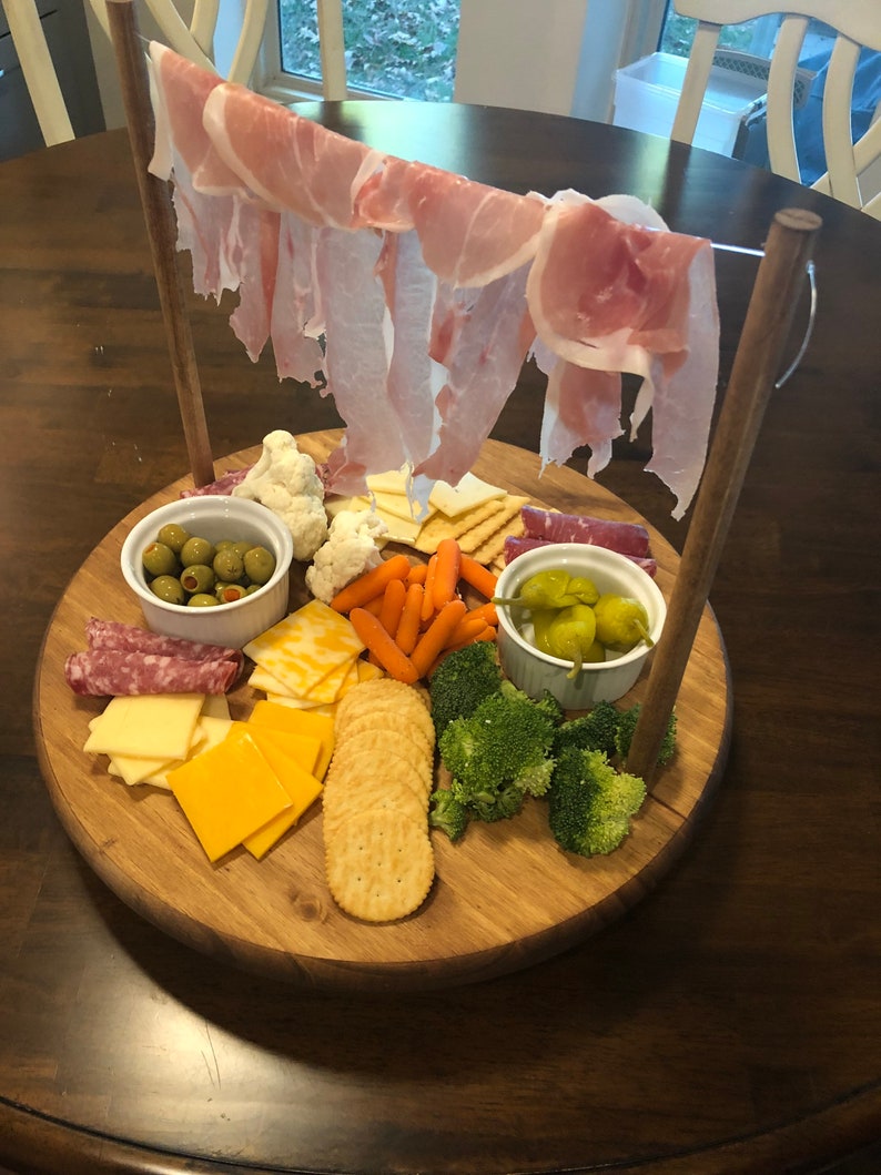 Lazy Susan Hanging Charcuterie Board Etsy