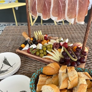 Hanging charcuterie boards