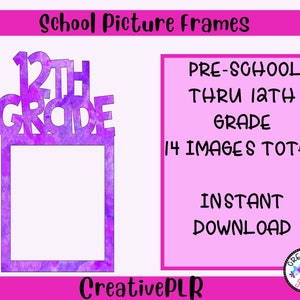 Plum School Picture Frames