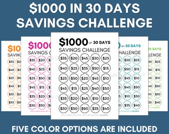 30 Days Challenge Etsy