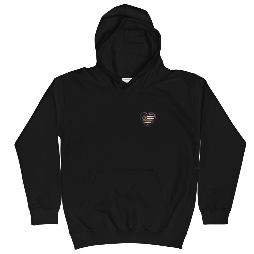 black thin hoodie