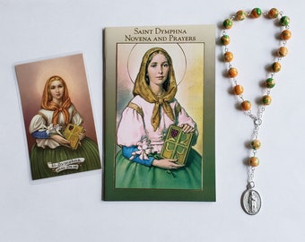 St Dymphna Novena and Chaplet Prayer Pack