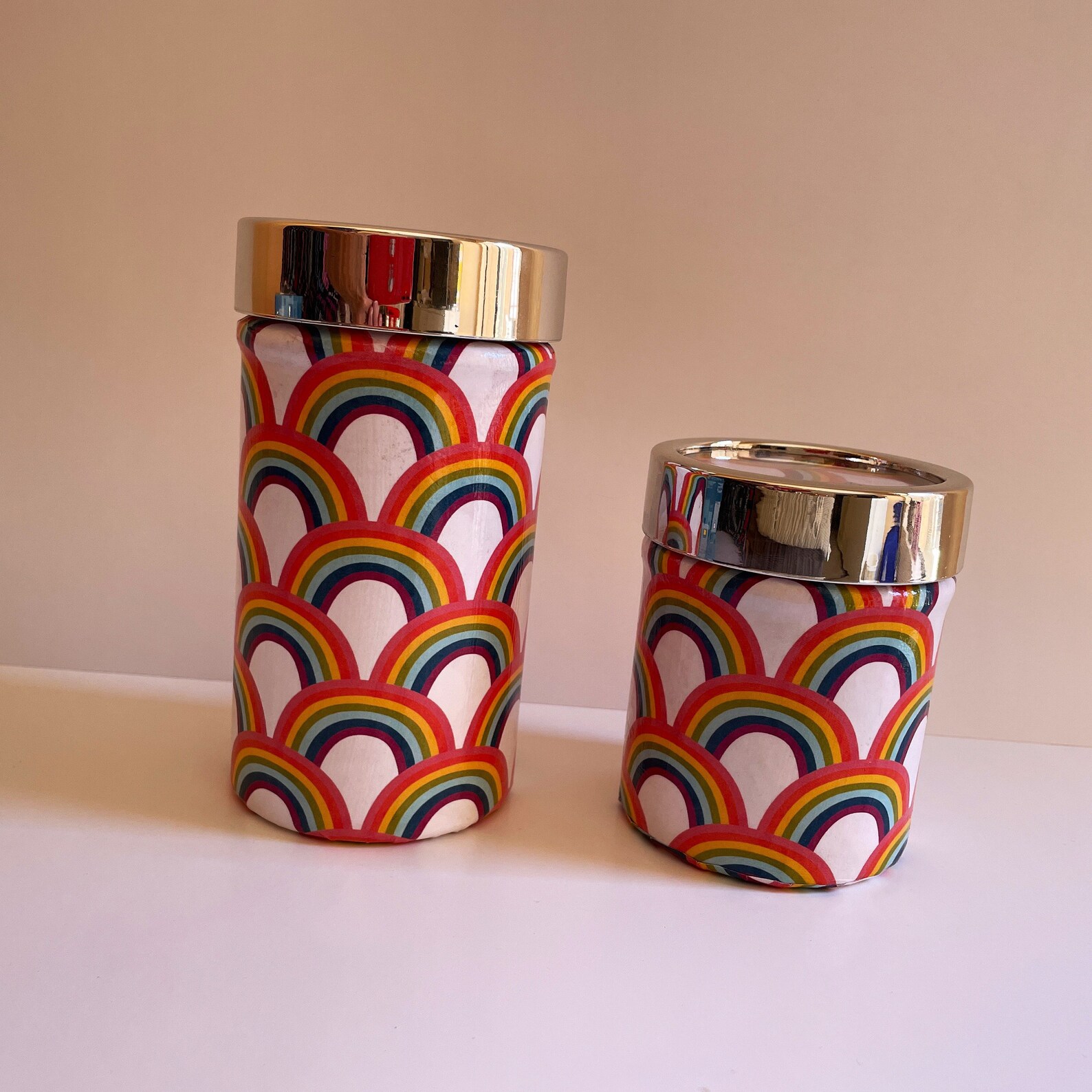 Stash Jars Storage Jars Decoupaged Jars Pet Treat Jars Novelty Jars