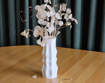 Column - Organic White Vase for Any Modern Interior | Eco-Friendly and Durable