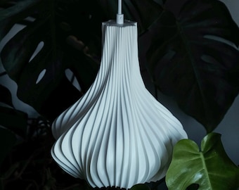 花柄ランプシェード：モダンなペンダントライト、環境に優しいPLAバイオプラスチック