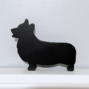 Handmade Corgi shelf sitter, Corgi home decor, Dog door topper,  gift for dog lover, Dog memorial gift