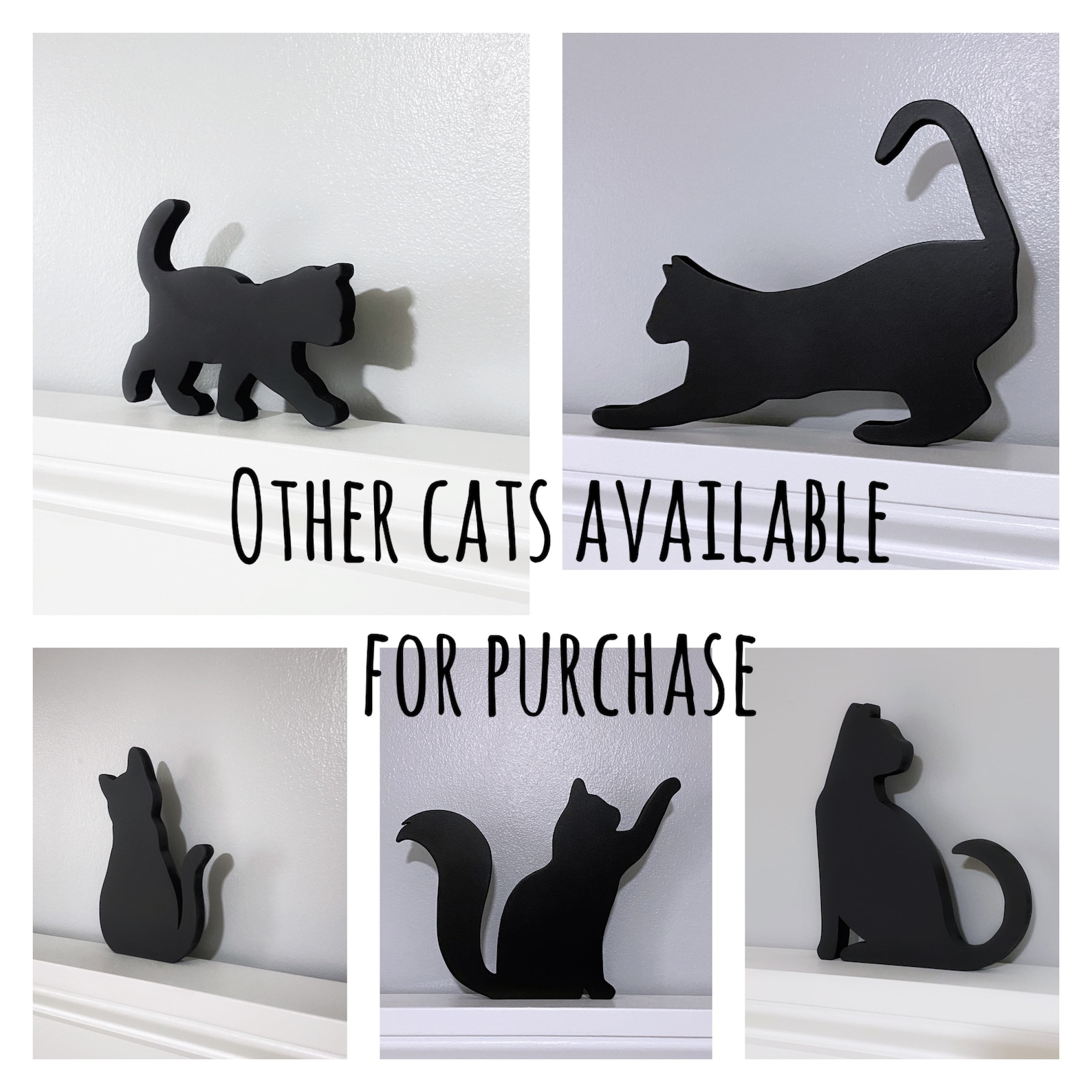 Cat Door Topper Gift for Cat Lover Cat Shelf Sitter Black Etsy