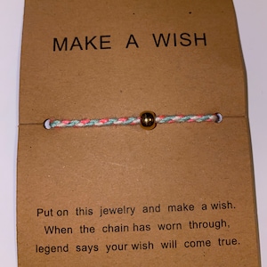 Make A Wish Bracelet