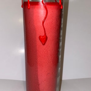 Dripping Blood Heart Candle